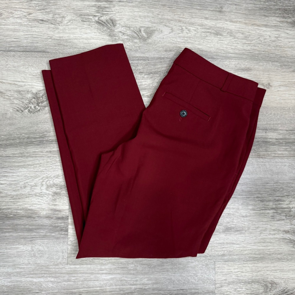 Banana‎ Republic Avery Burgundy Red Tailored Career Dress Pants Size 2S